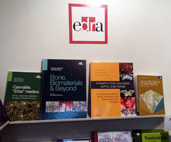Il libro esposto nello stand di Edra alla Buchmesse di Francoforte (14-18 ottobre 2015)